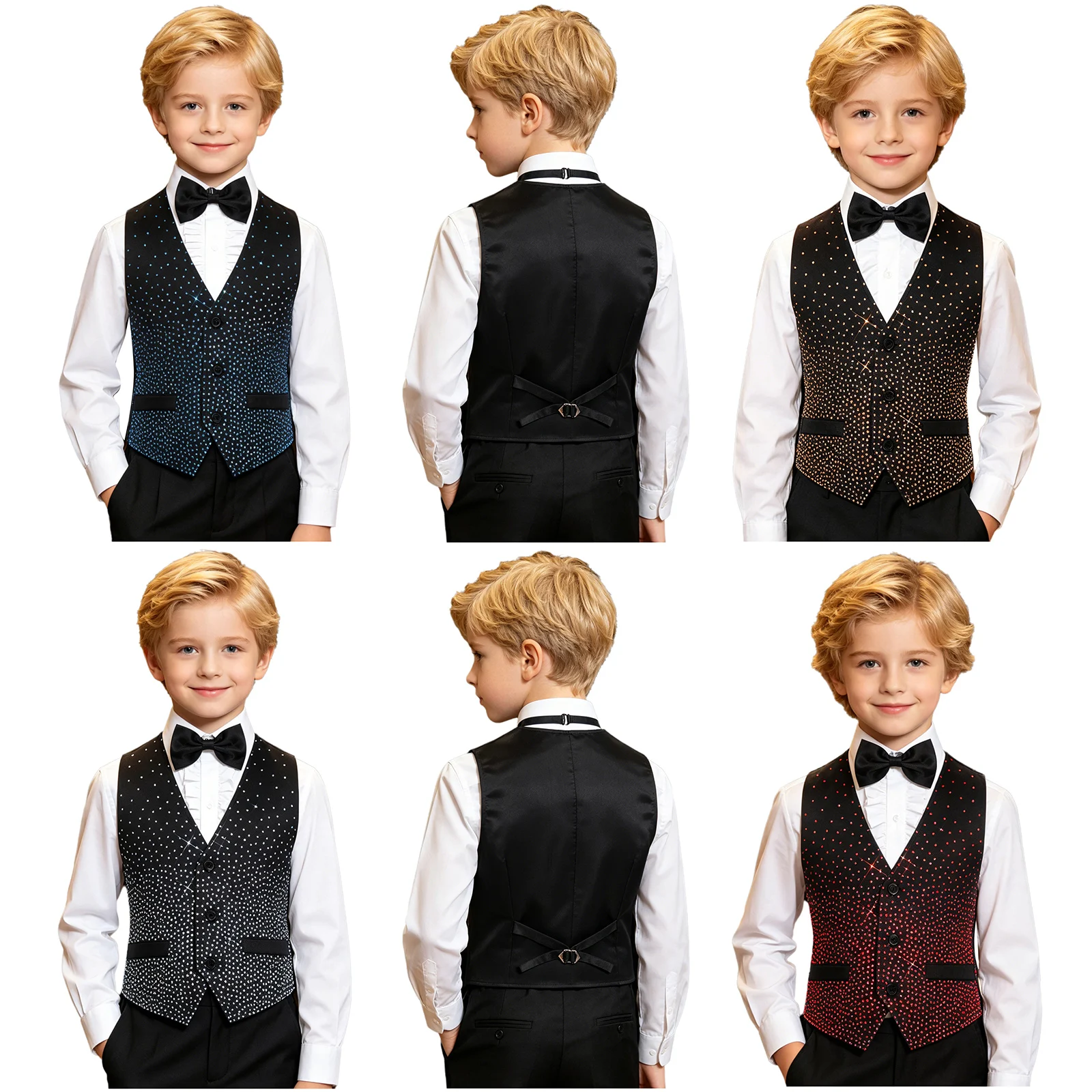 Gilet sans manches de cérémonie Garçon – Image 11