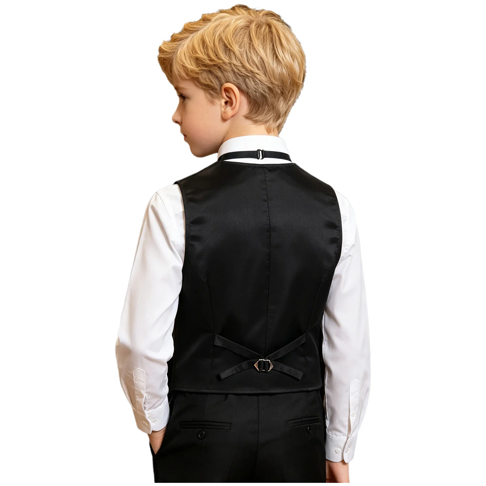 Gilet sans manches de cérémonie Garçon – Image 2