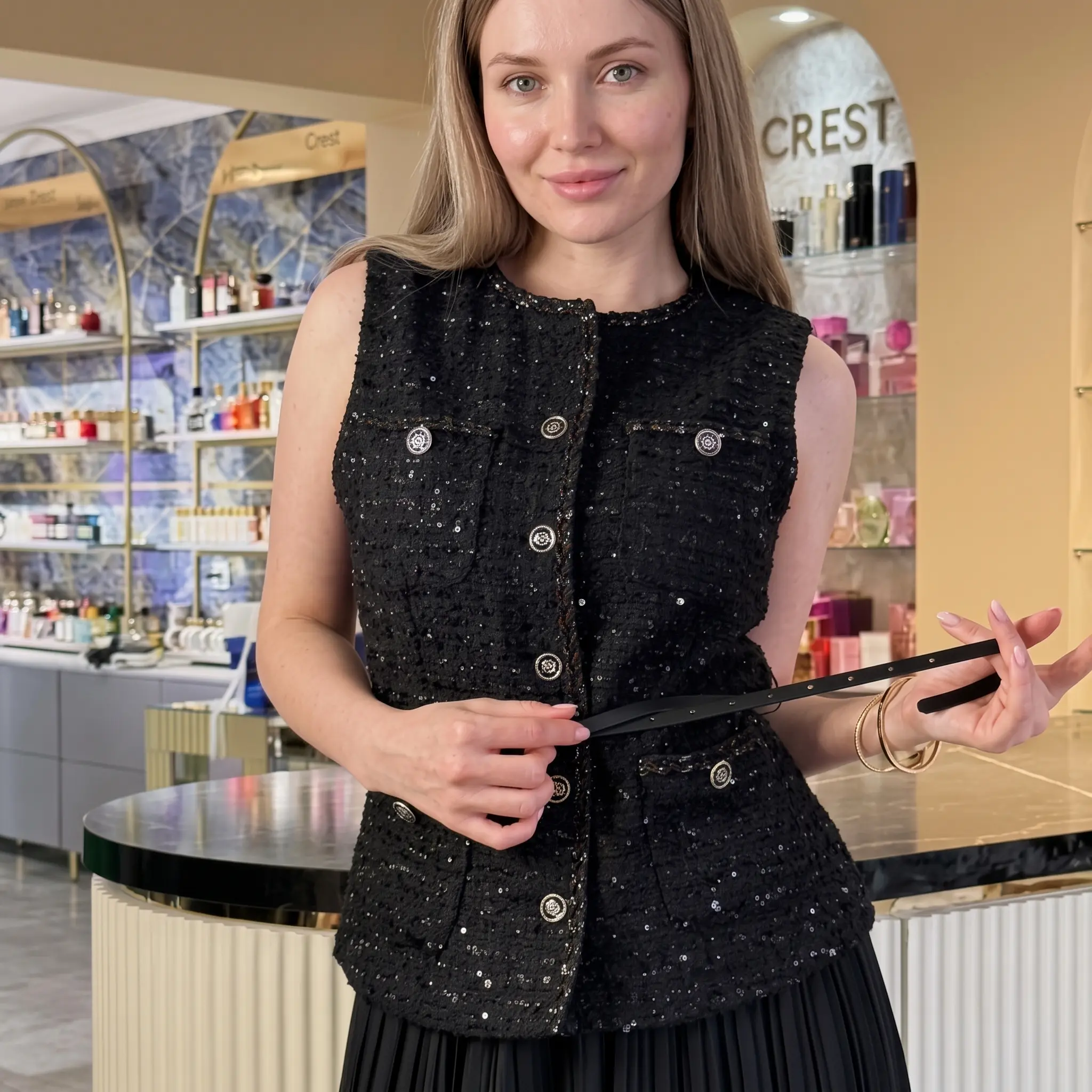 Gilet sans manches ceinturé – Image 8