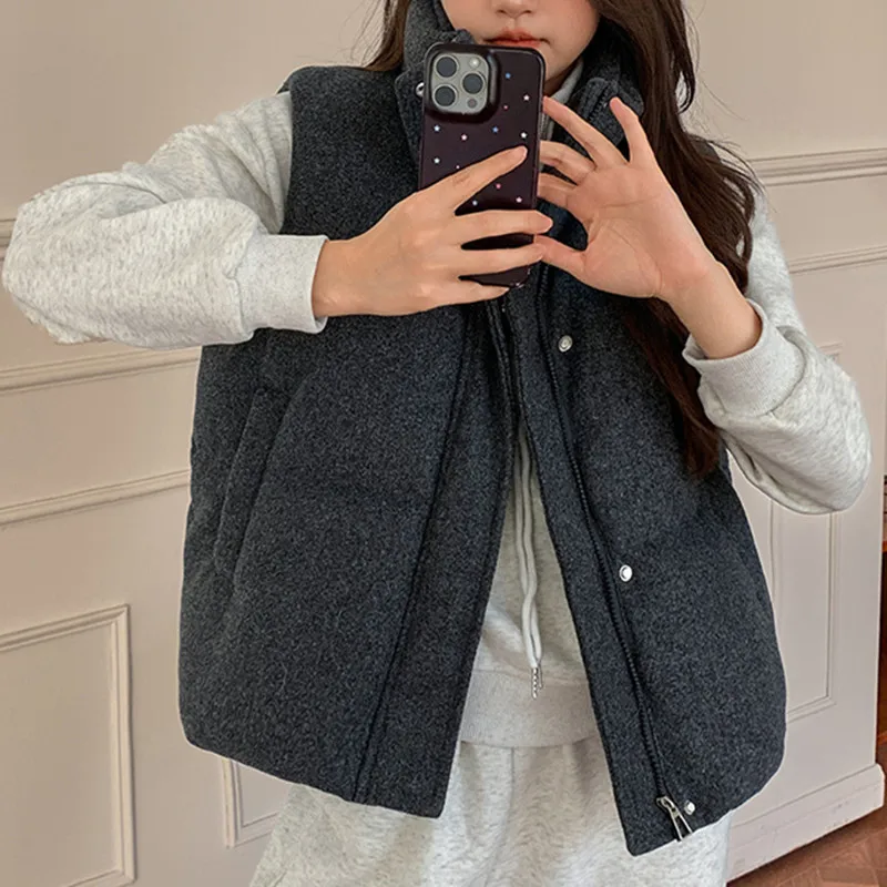 Gilet sans manches doudoune chaude – Image 4