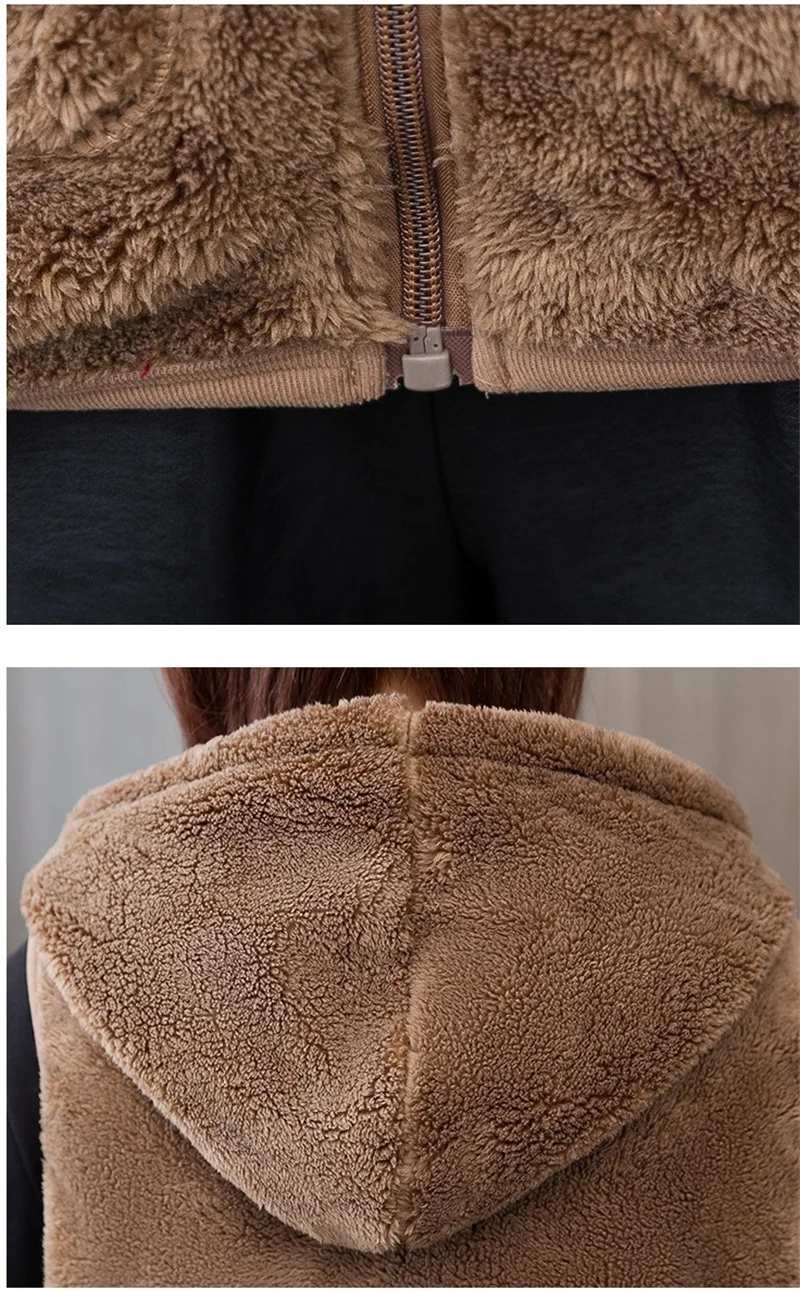 Gilet sans manches polaire à capuche – Image 18