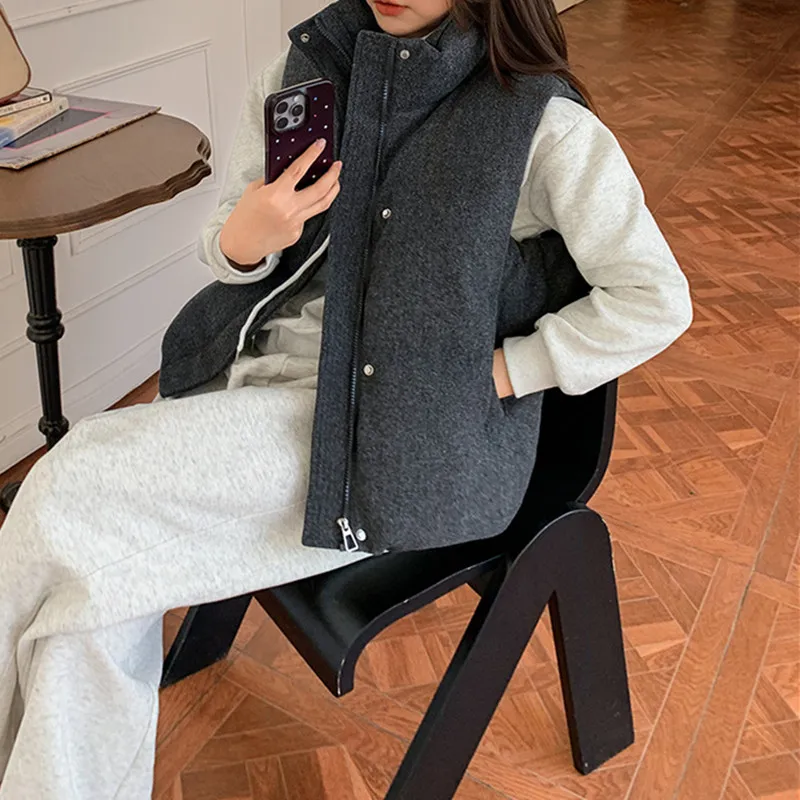 Gilet sans manches doudoune chaude – Image 5
