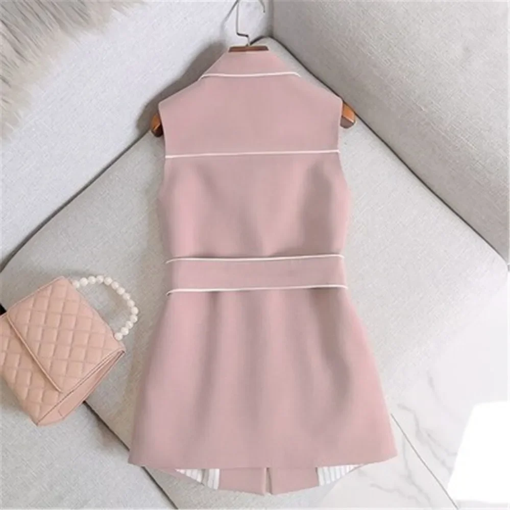 Gilet sans manches long bouton – Image 3