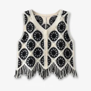 Gilet sans manches Bohème