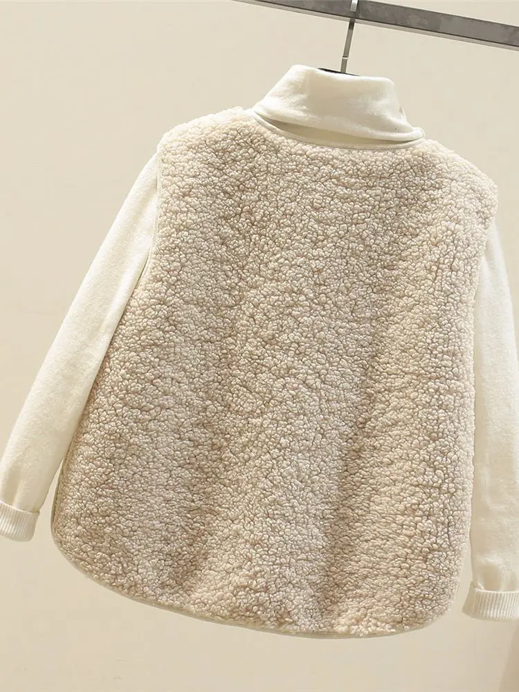Gilet sans manches moumoute chaud – Image 3