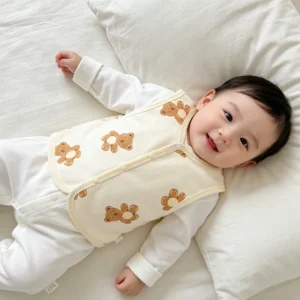 Gilet sans manches oursons