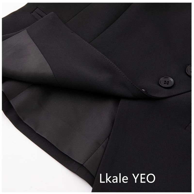 Gilet sans manches croisé noir – Image 7