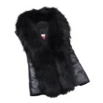 Gilet sans manches élégant noir