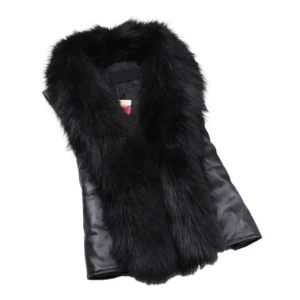 Gilet sans manches élégant noir