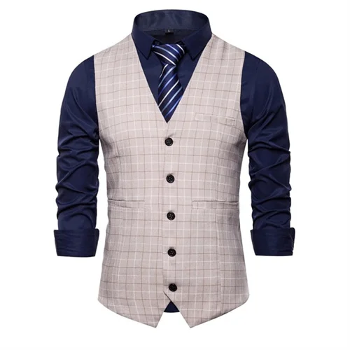 Gilet sans manches à carreaux – Image 5