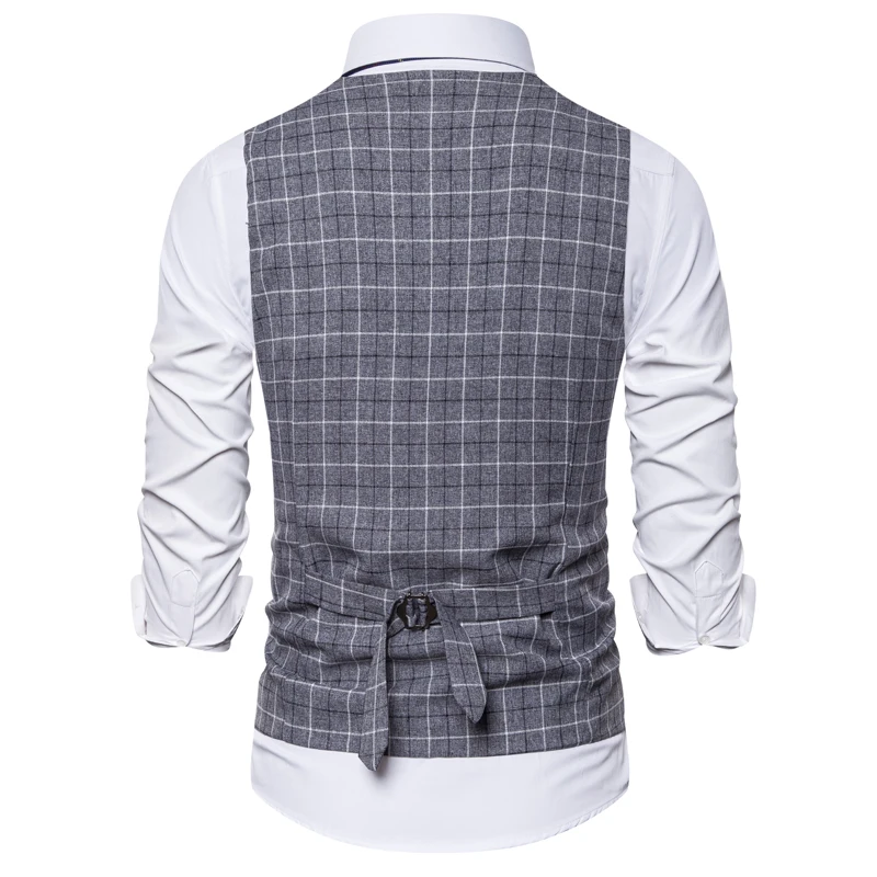 Gilet sans manches à carreaux – Image 9