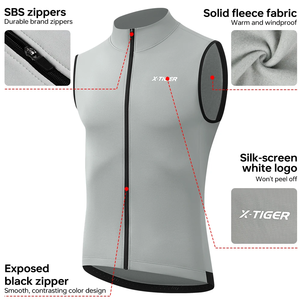 Gilet sans manches pour cycliste – Image 2