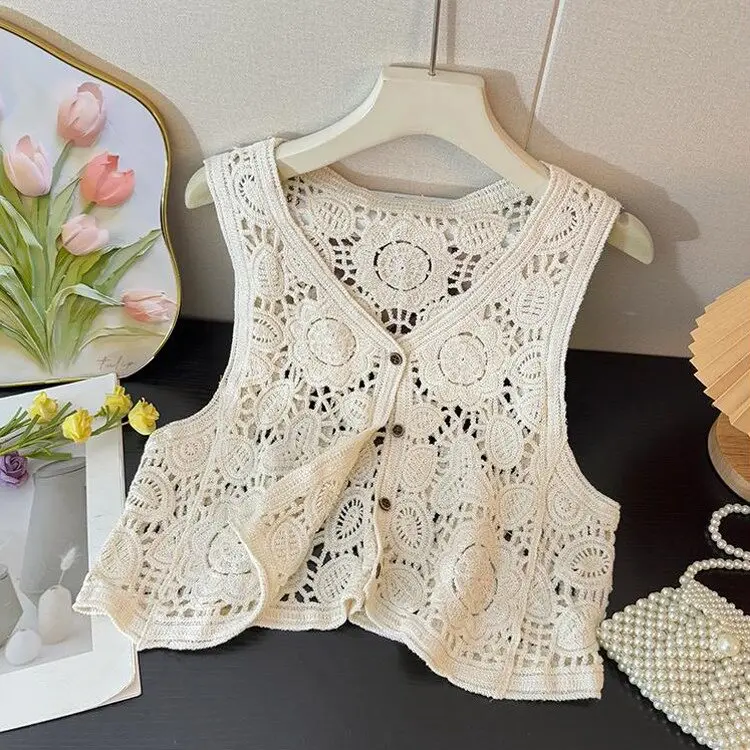 Gilet sans manches crochet – Image 2