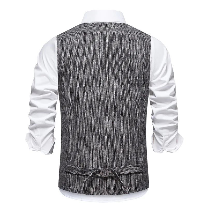 Gilet sans manches effet tweed – Image 3