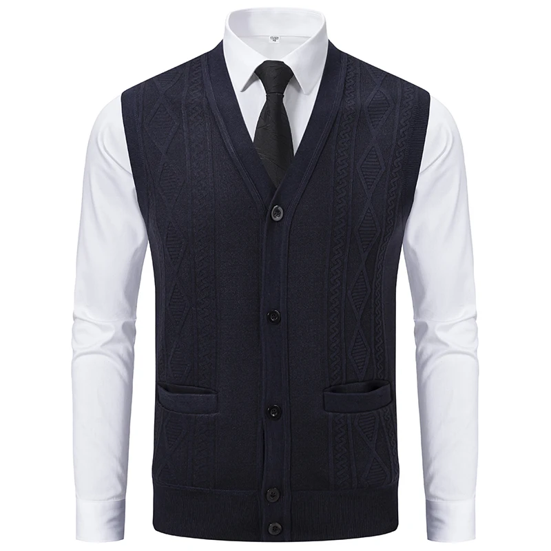 Gilet sans manches maille retro – Image 8