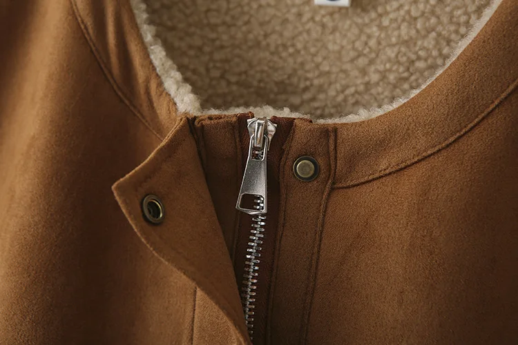 Gilet sans manches effet daim – Image 9