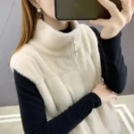 Gilet sans manches zippé