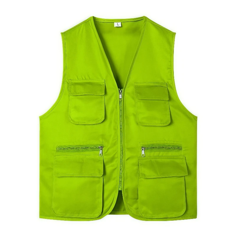 Gilet sans manches pratique verts – Image 2
