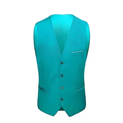 Gilet sans manches cérémonie bleu – Image 5