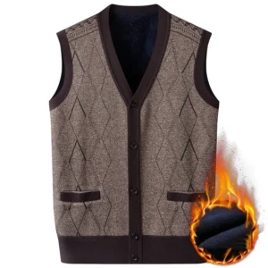 Gilet sans manches cardigan h