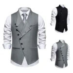 Gilet sans manches asymétrique