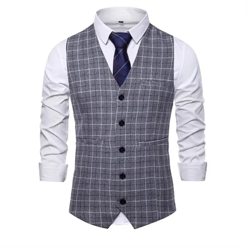 Gilet sans manches à carreaux – Image 8
