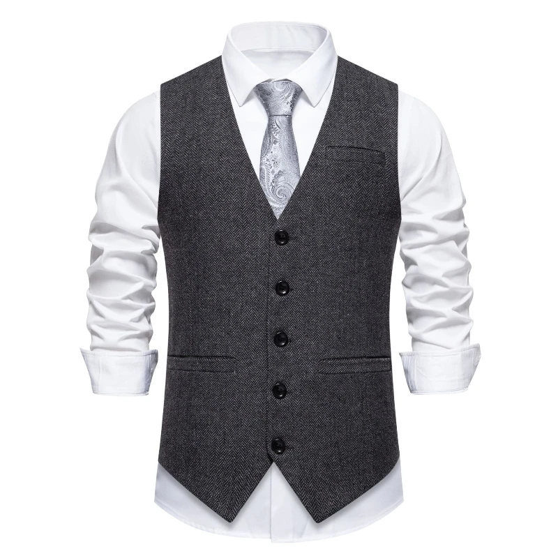 Gilet sans manches effet tweed – Image 2