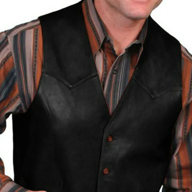 Gilet sans manches effet cuir – Image 5