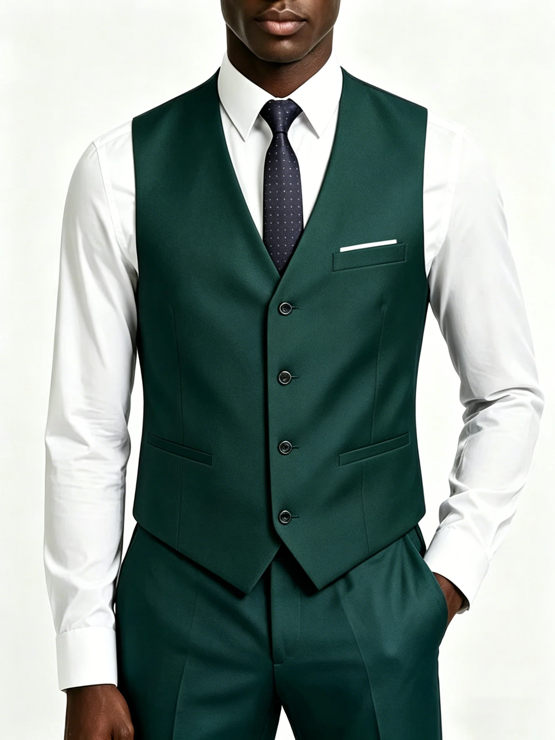 Gilet sans manches cérémonie coloré – Image 2