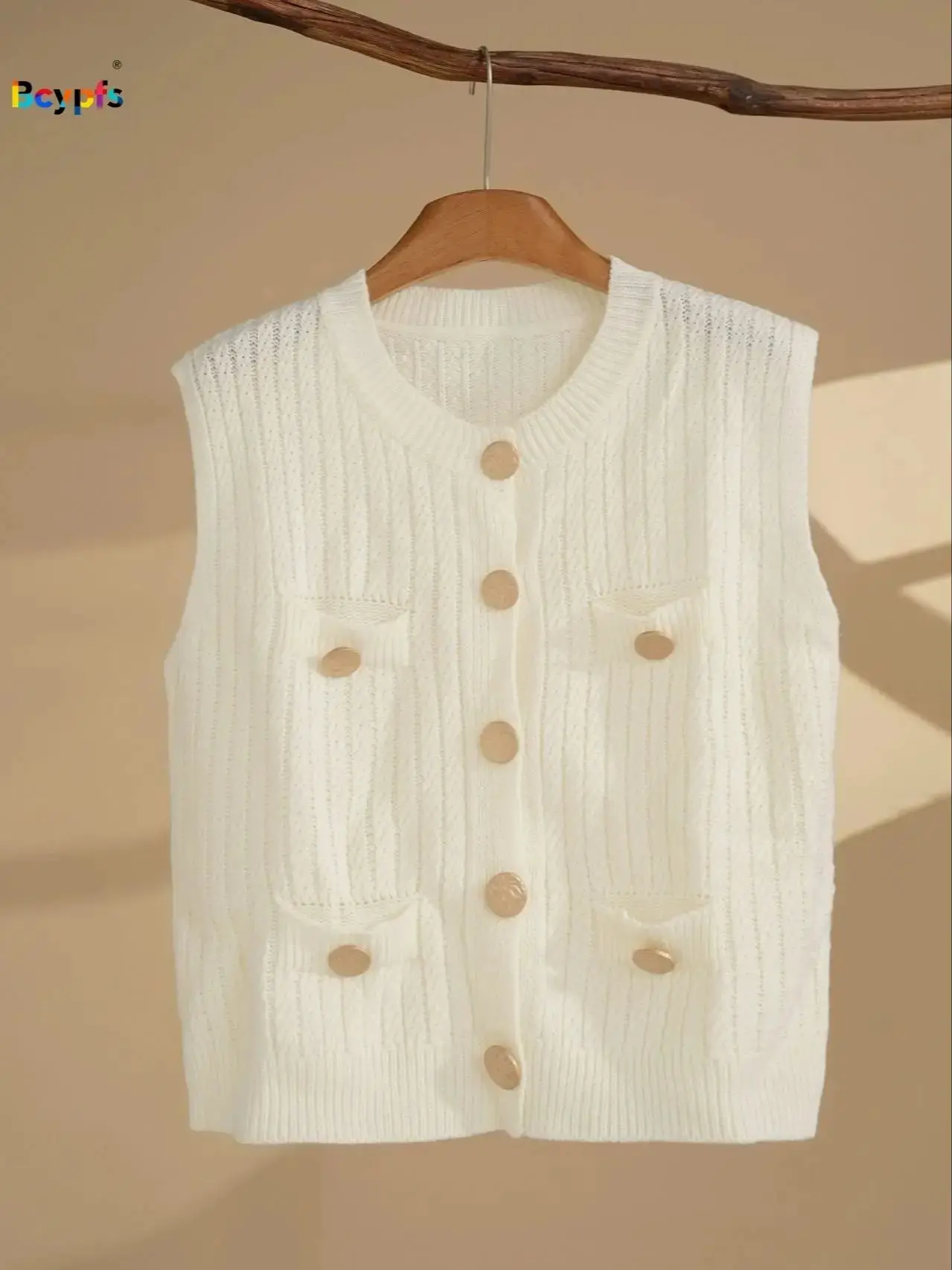 Gilet sans manches côtelé – Image 7