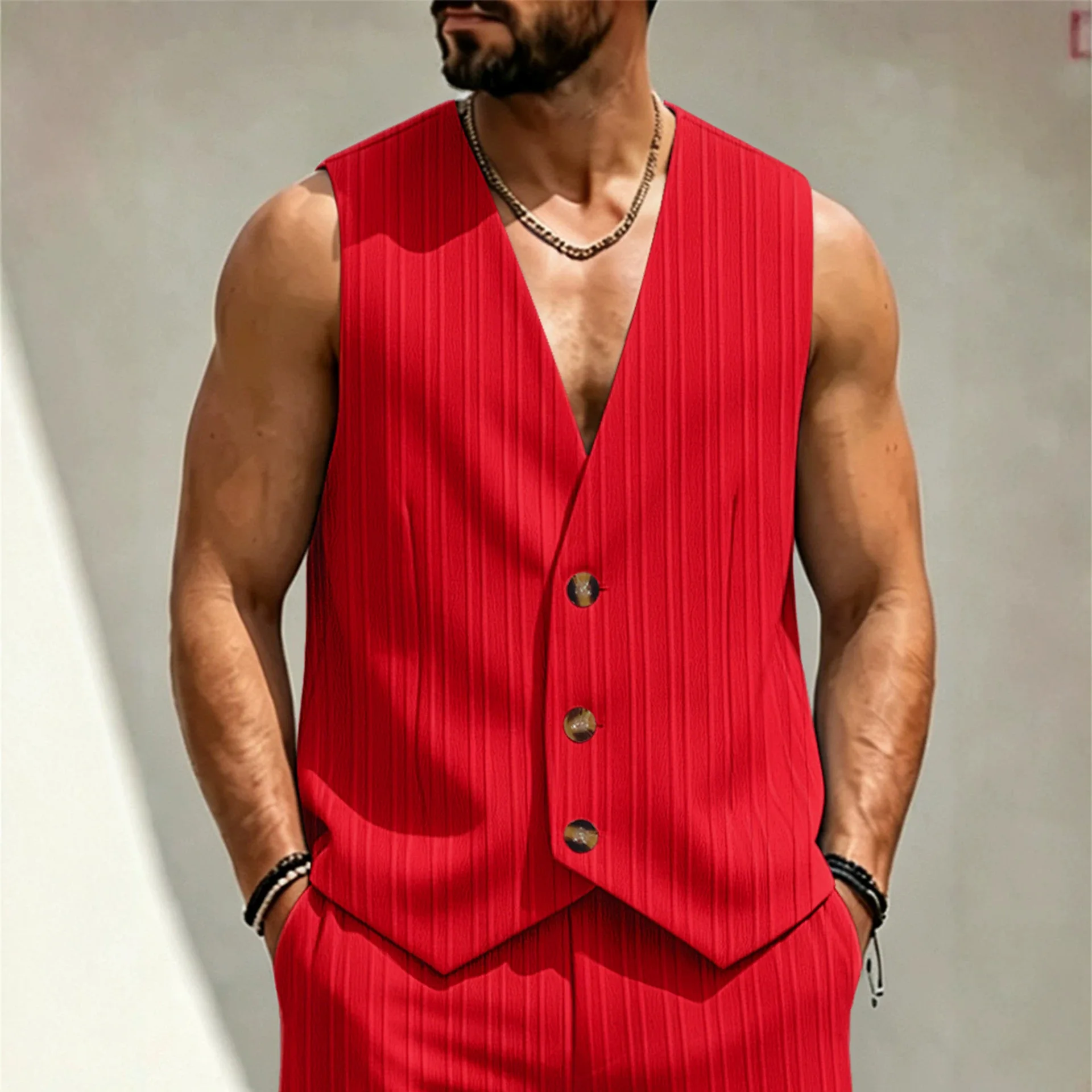 Gilet sans manches décontracté – Image 5