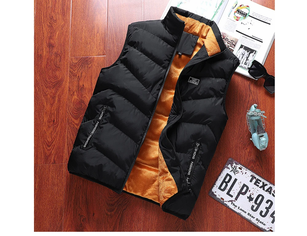 Gilet sans manches doublé polaire – Image 8