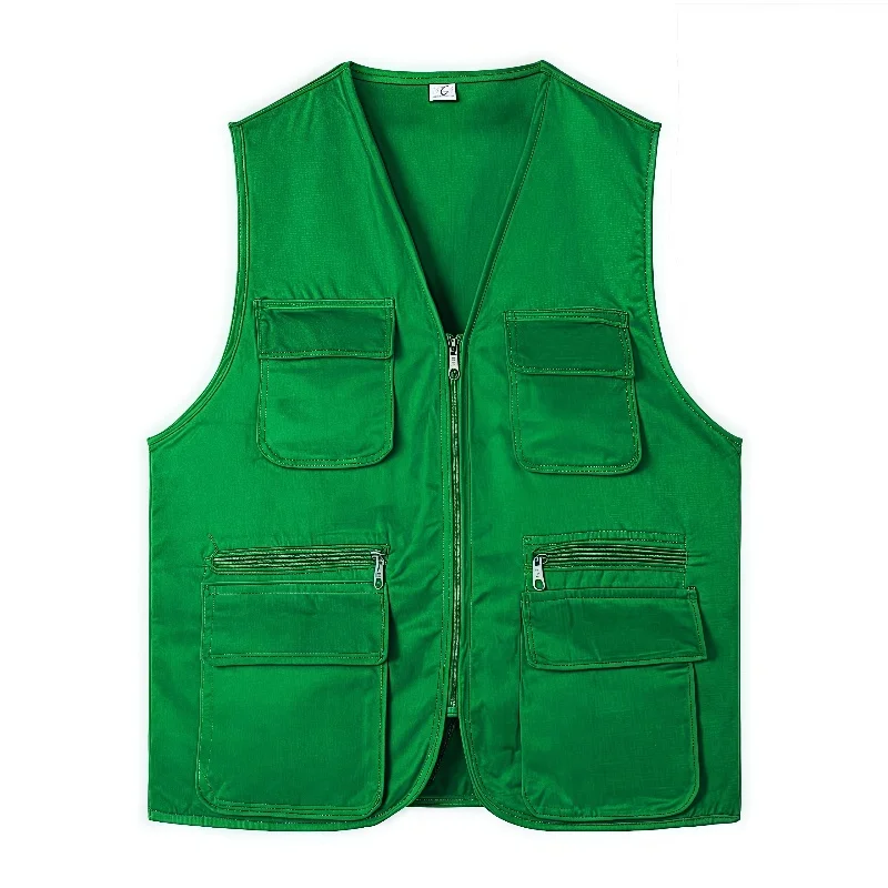 Gilet sans manches pratique verts
