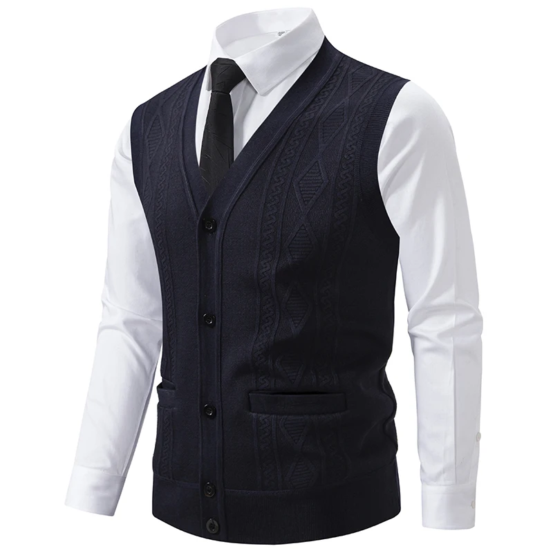 Gilet sans manches maille retro – Image 5