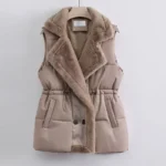 Gilet sans manches matelassé cintré