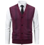 Gilet sans manches motif retro