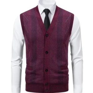 Gilet sans manches motif retro