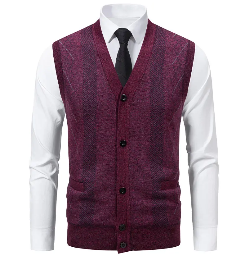 Gilet sans manches motif retro