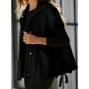 Gilet sans manches polaire à poches noir