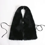 Gilet sans manches dos nu noir