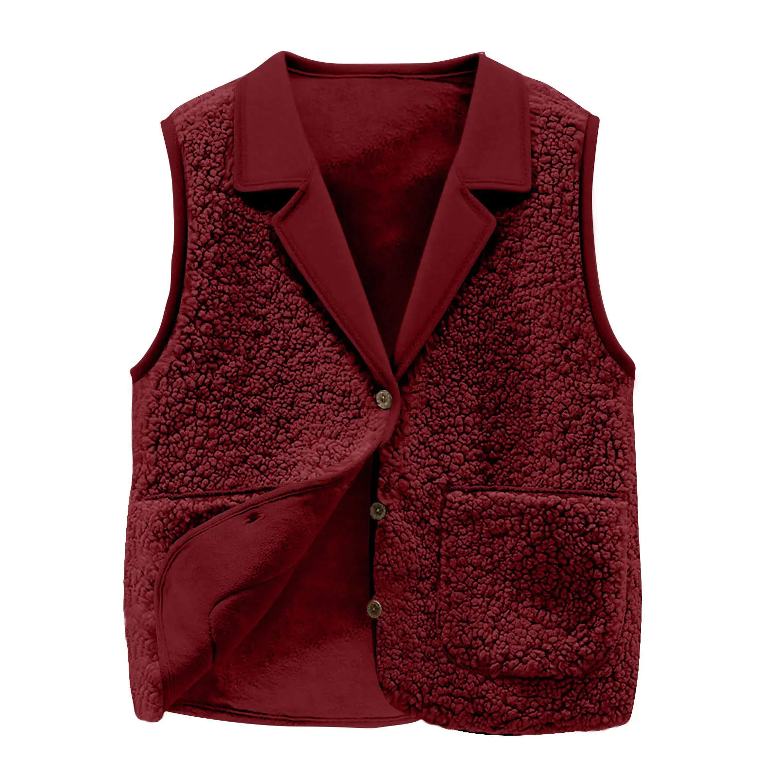 Gilet sans manches bouclette – Image 3