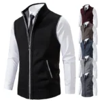 Gilet sans manches maille style