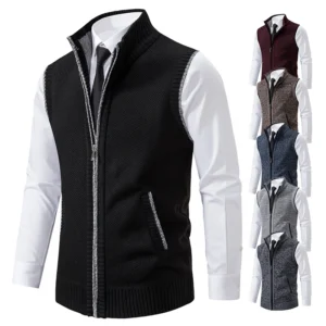 Gilet sans manches maille style