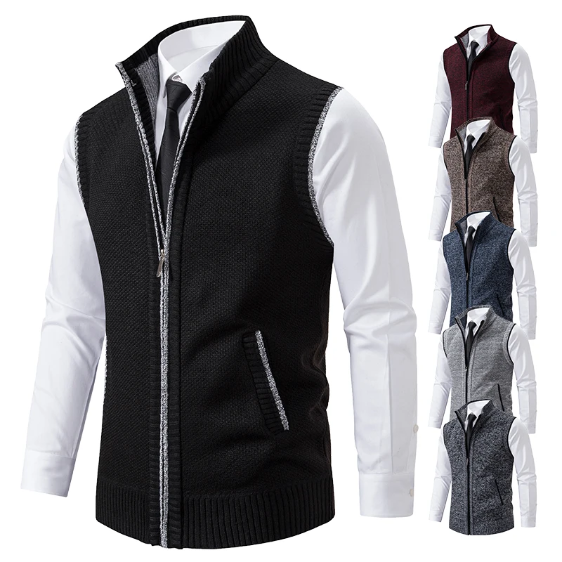 Gilet sans manches maille style