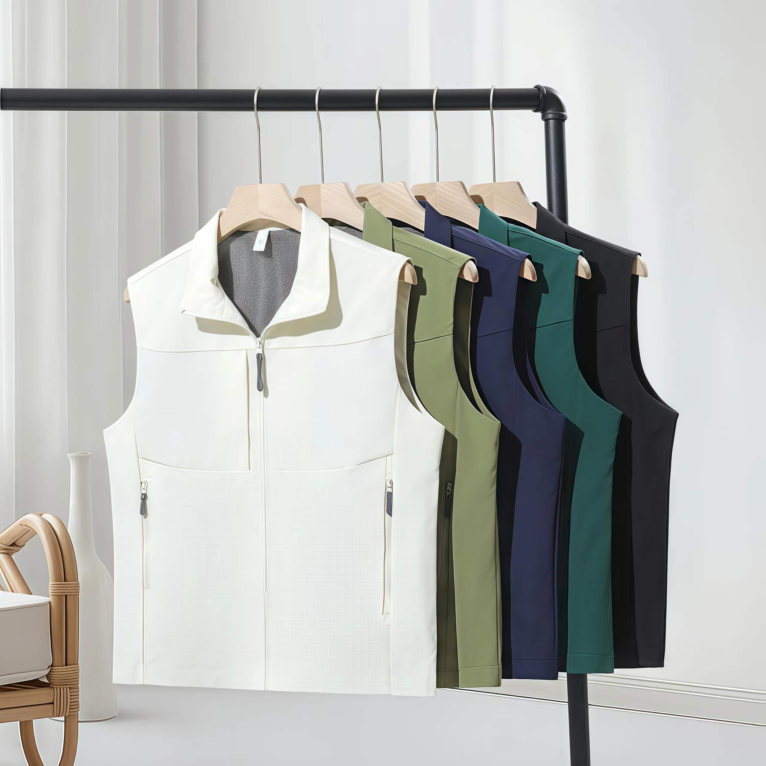Gilet sans manches imperméable