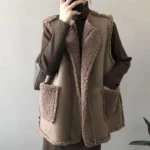 Gilet sans manches double face