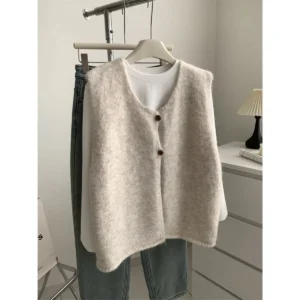 Gilet sans manches maille douce