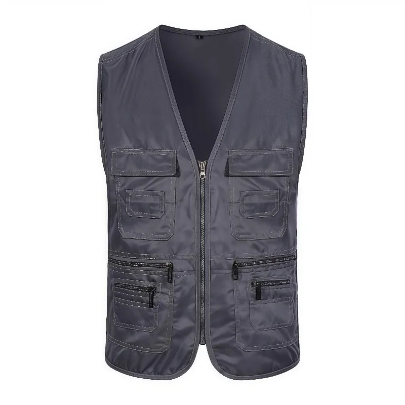 Gilet sans manches poches zippés – Image 12