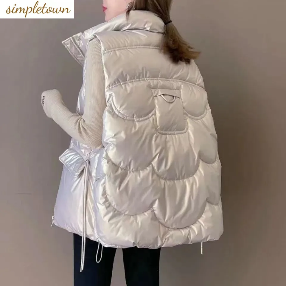 Gilet sans manches brillant – Image 2