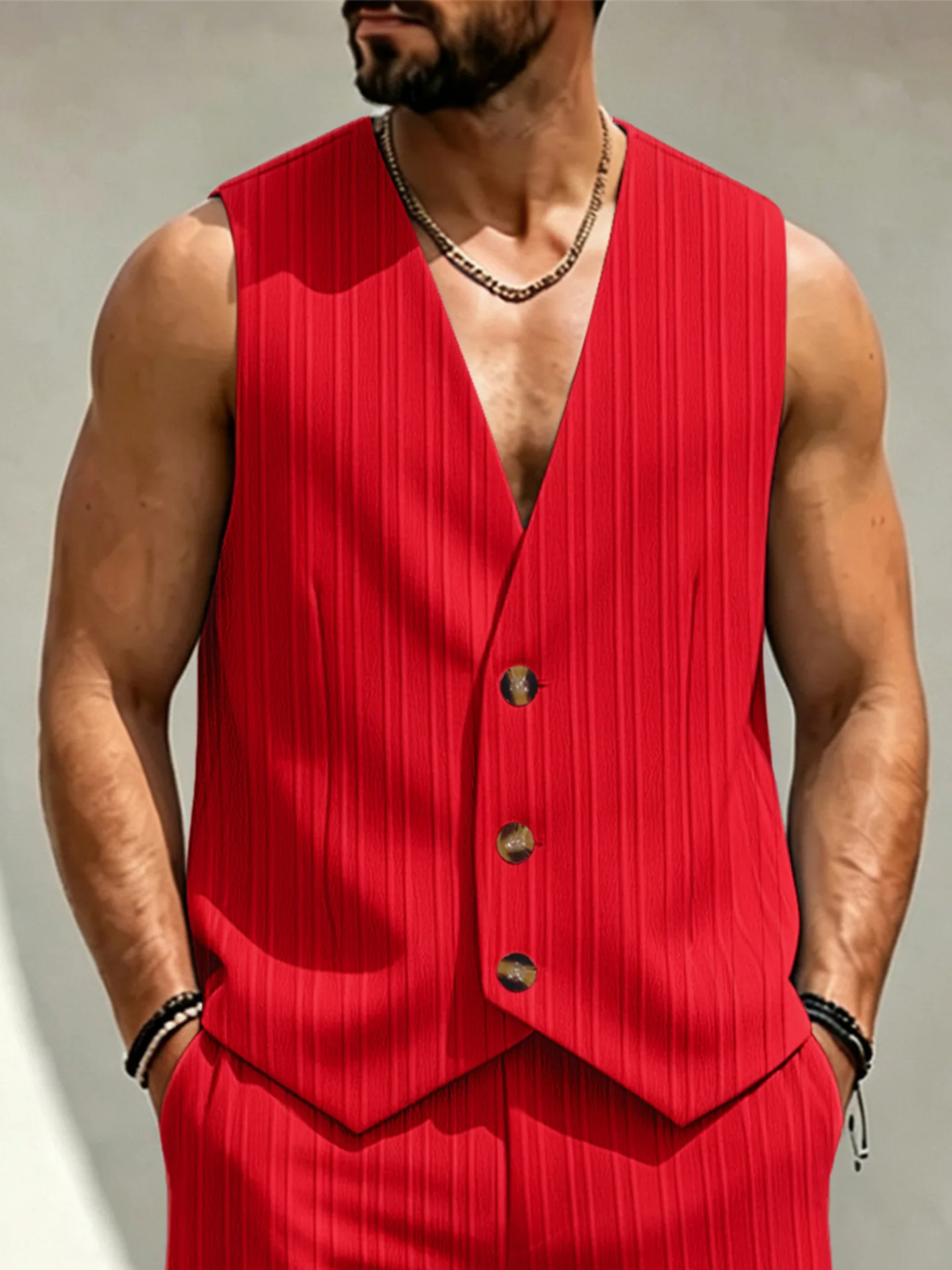 Gilet sans manches décontracté – Image 7